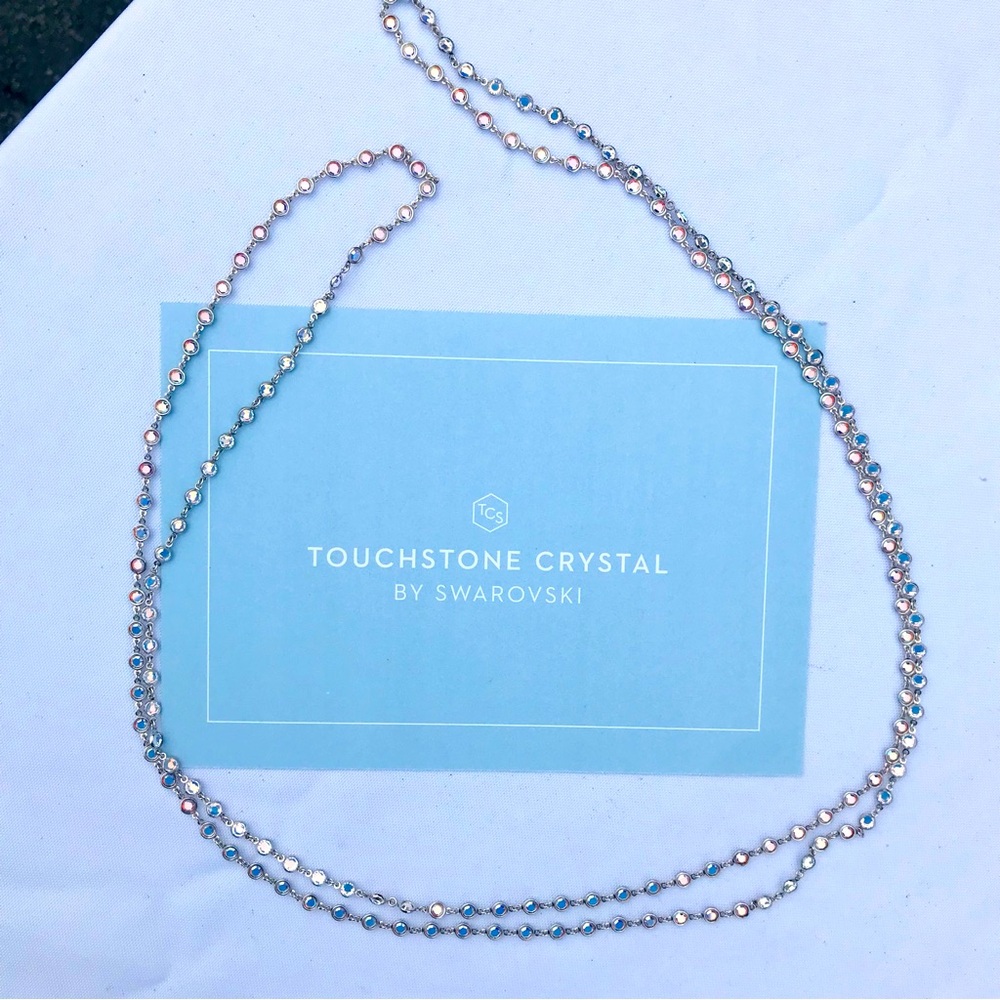 Mini Chanelle XL Necklace, Crystal Aurore Boreale : Touchstone Crystal || 1134